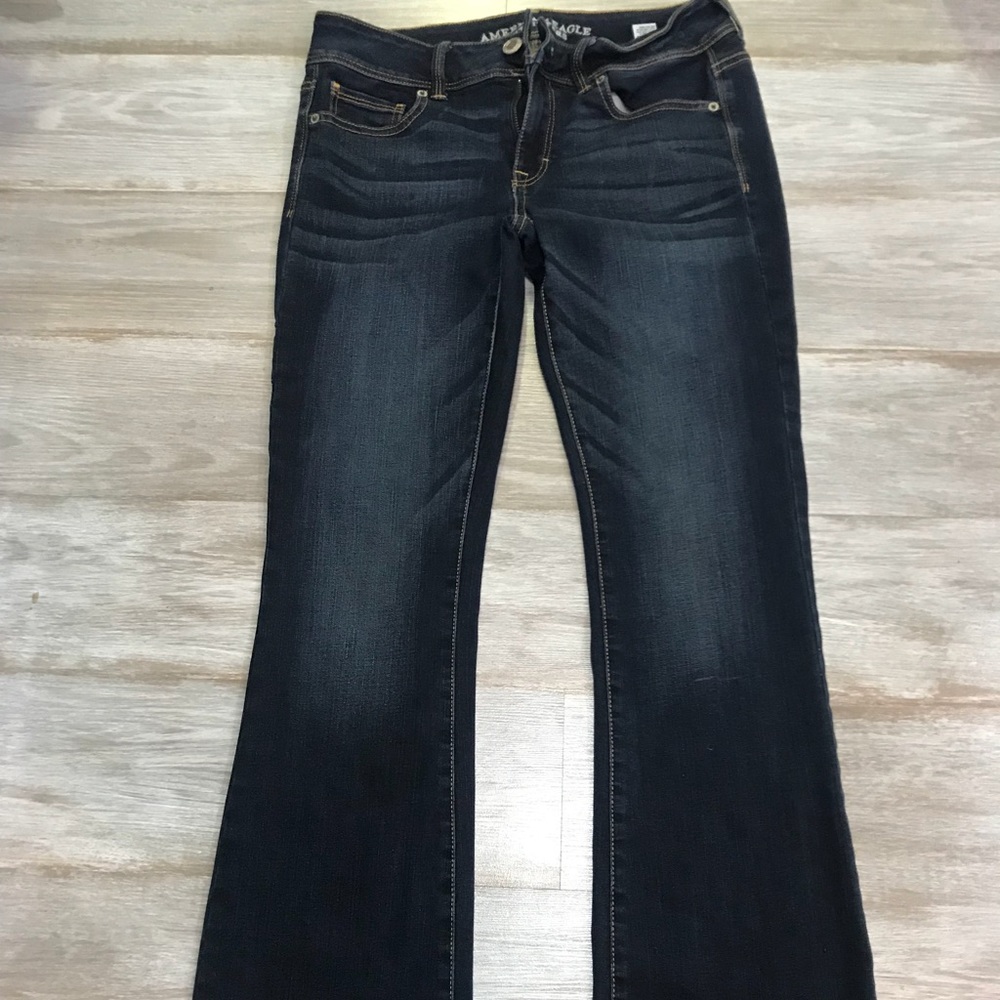 American eagle jeans kick boot size 8